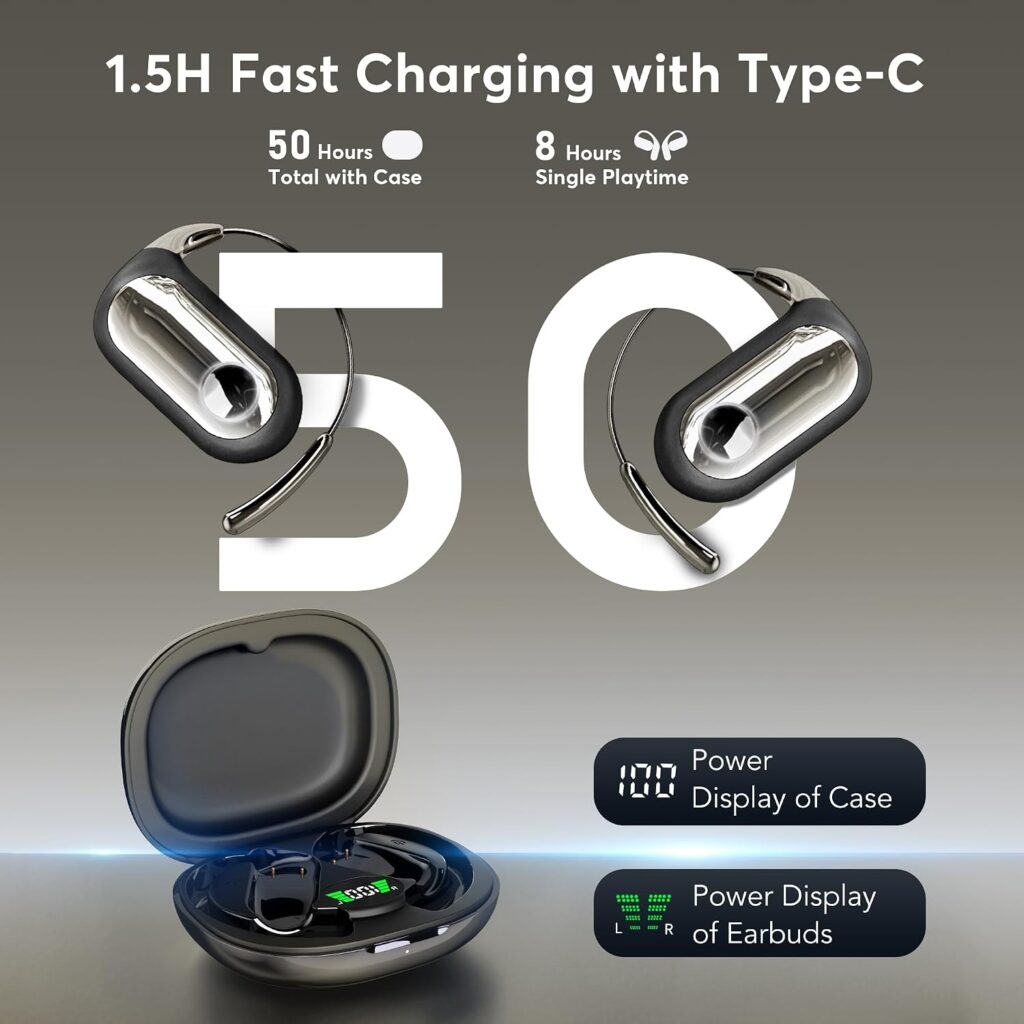 AI Translation Earbuds-198 Languages, Sport Open Ear Translator Earphones