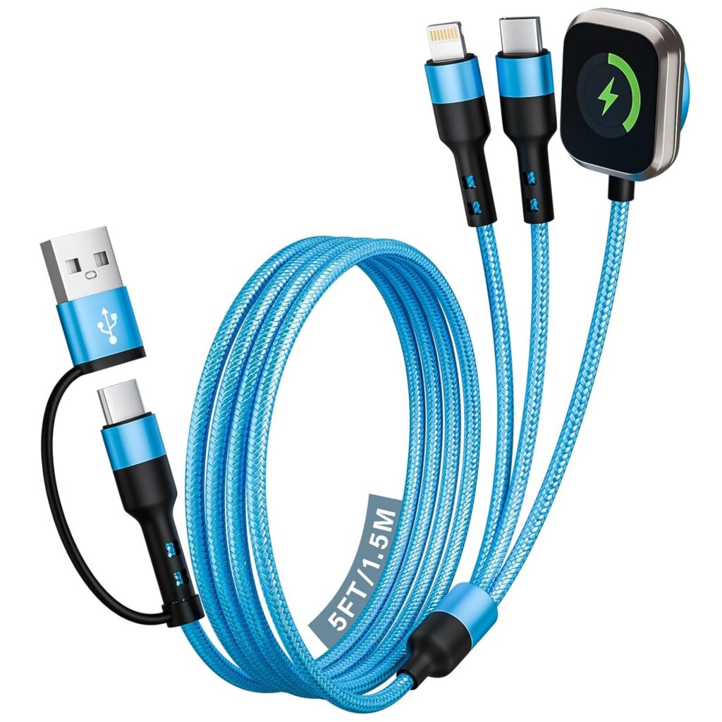 Cruise Travel Essentials 2026, Multi Charging Cable Cord for iWatch Charger