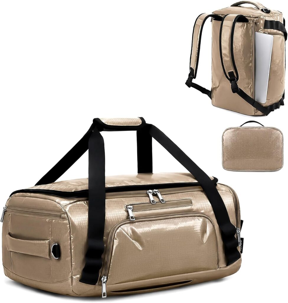 TOPEAST 30L Travel Duffel Backpack, 3-in-1 Convertible Duffle Bag