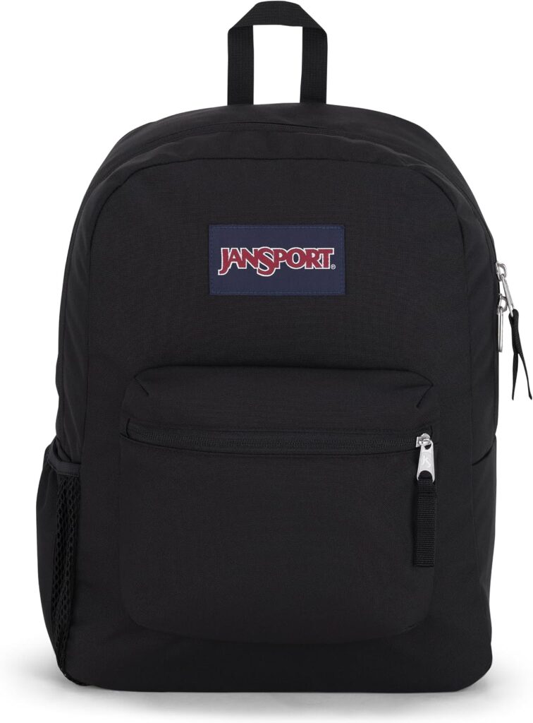 JanSport 26L Cross Town Backpack – 12 inch Daypack, Black
