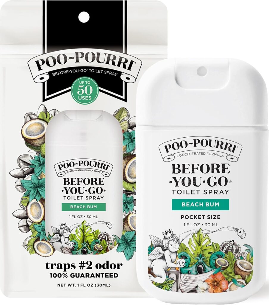 Poo-Pourri Before-You-Go Pocket Toilet Spray, Beach Bum, 1 Fl Oz